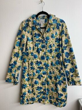 Early 2000s Vintage Floral Trench Coat